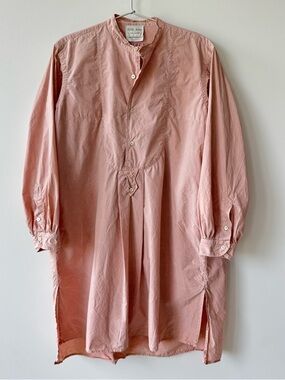 Forte_Forte 100% Cotton Tunic Style Shirt Dress in Dusty Pink - Size 2US